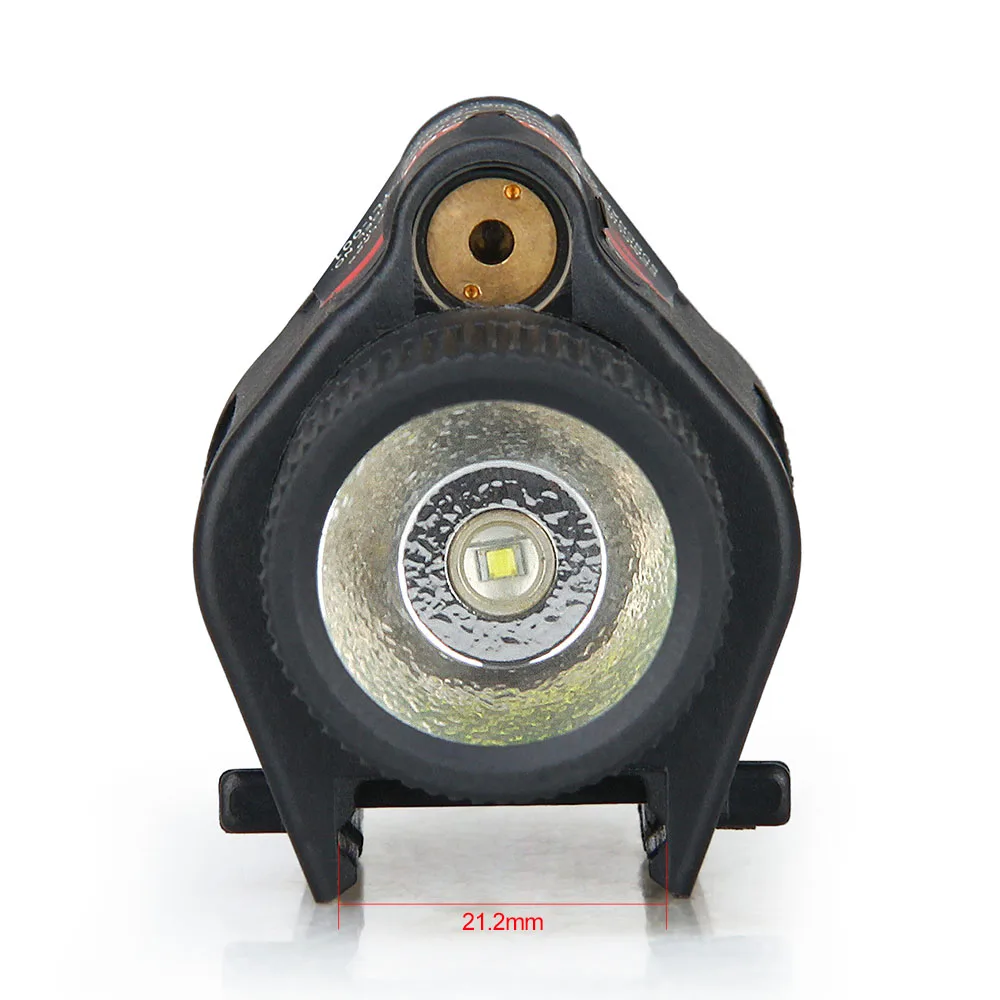 

Hunting accessories Tactical M6 Flashlight Red Laser Combo with Rocker Switch M6 Tactical Laser Illuminator 200 lumens gs15-0015