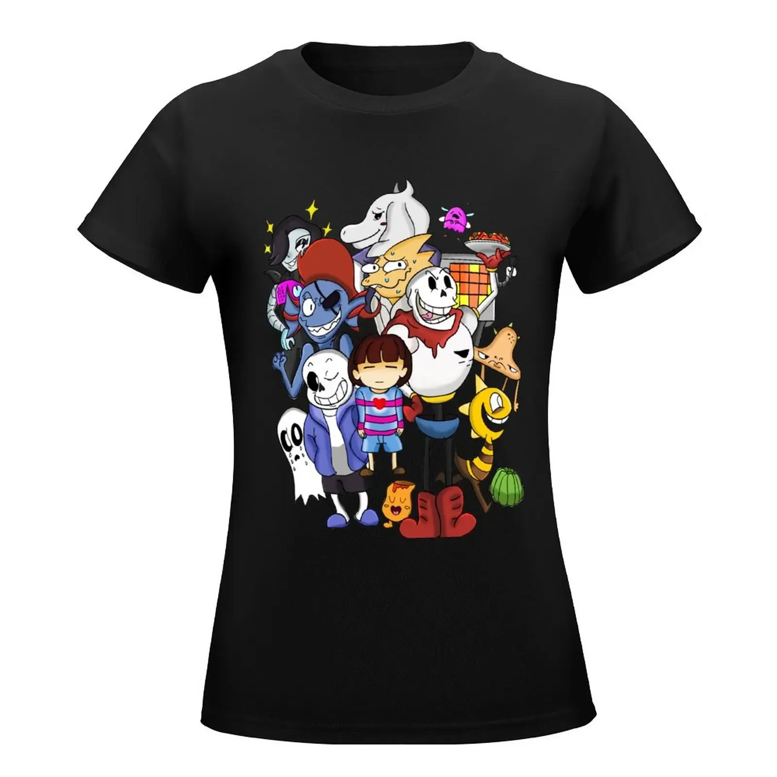 Undertale Family T-Shirt tees Aesthetic clothing anime clothes Women clothes