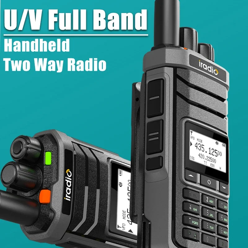 iradio UV-88 متعدد الموجات هام راديو HF UHF VHF ثنائي النطاق AM USB LSB CW CB LW MW SW SSB استقبال 1024 قنوات نفس Radtel RT-860