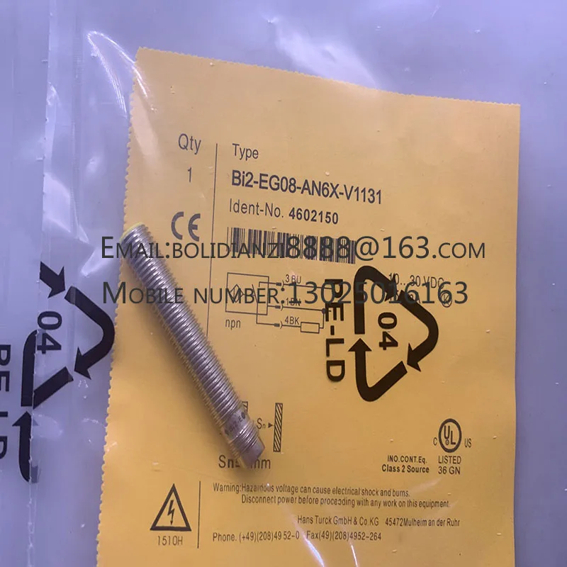 

New proximity switch sensor BI2-EG08-AD4X-H1141 BI2-EG08-RD4X-H1141 One year warranty In stock