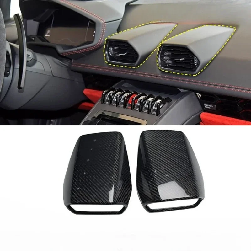 

For Lamborghini Huracan LP580 14-2021 Real Dry Carbon Fiber Central Control Out of Trend Frame Interior Modification Accessories
