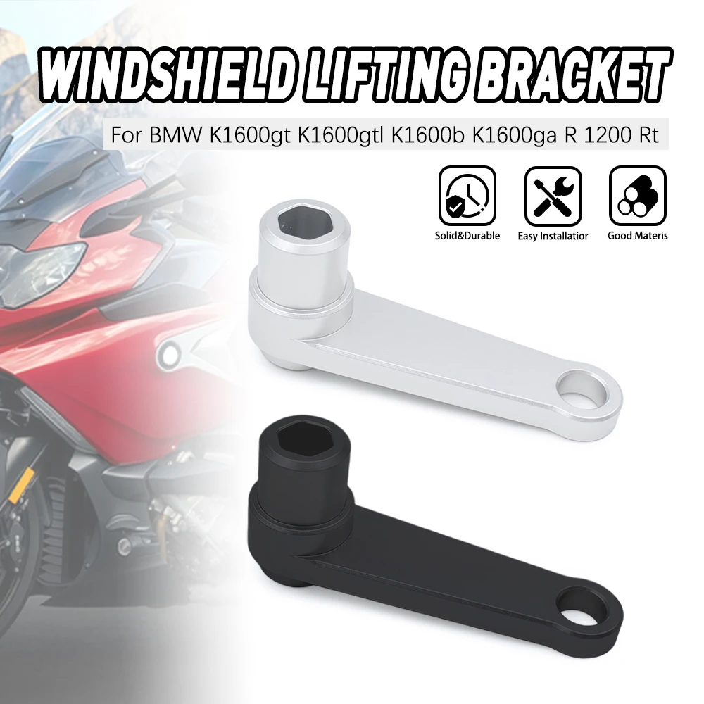 

Moto Adjustable Windshield Windscreen Lifting Rising Bracket Holder For BMW K1600GT K1600GTL K1600B K1600GA R1200RT K 1600 GT