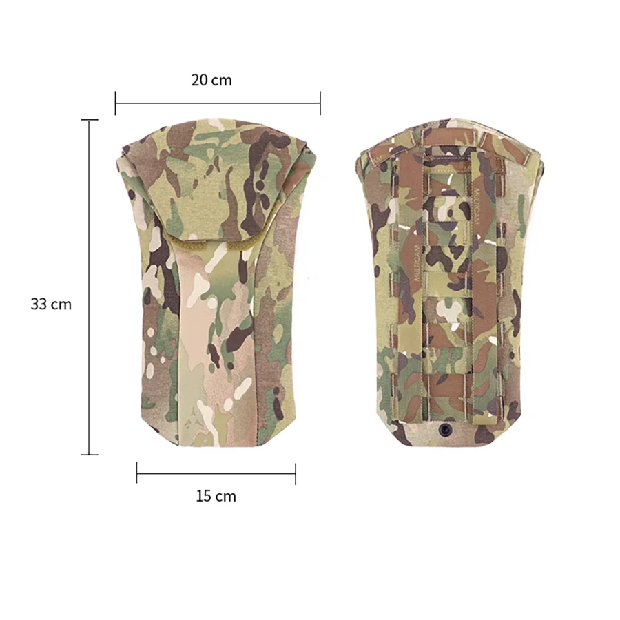 33cm Hight Water Pouch Tactical Hunting Vest Plate Bag