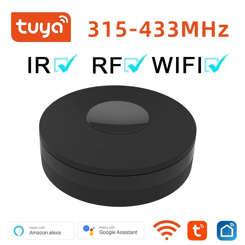 Tuya Smart WiFi RF433 IR Remote Control Smart Home for Air Conditioner ALL TV Support Alexa,Google Assistant Voice Control