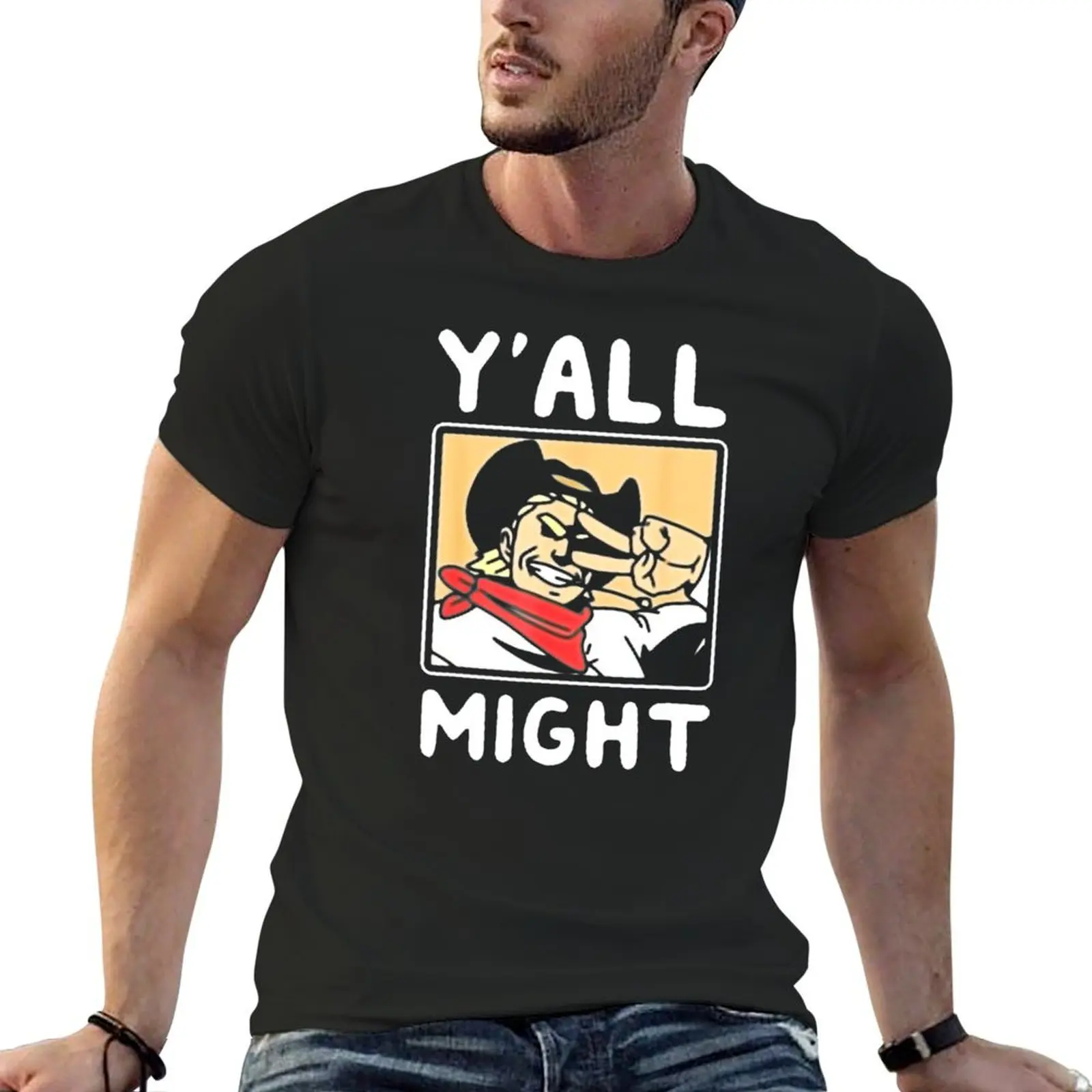 Yalls Funny-Might For Men Women T-Shirt plain man clothes plus size men clothing