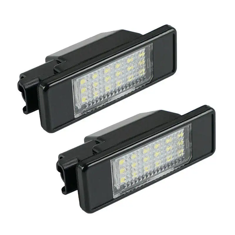 

2 шт. светодиодных ламп для подсветки номерного знака для Peugeot 106 207 307 Citroen C2 C3 C4 C5 C6 C8