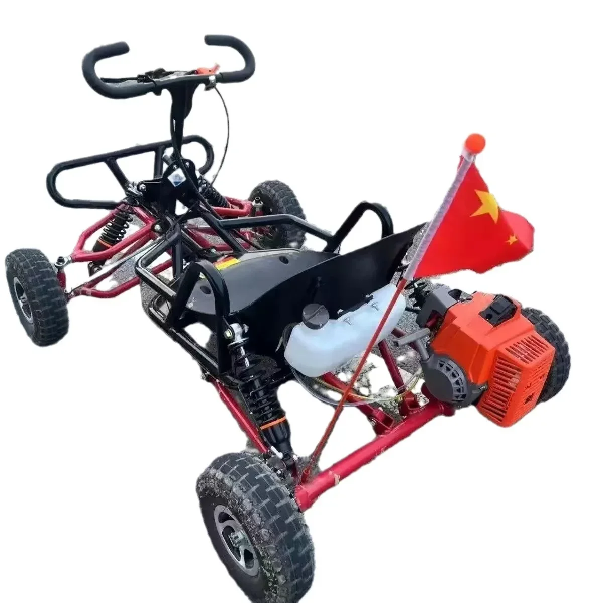 Modified Four-wheeled Motorcycle 360 Degree Electric Tricycle Bicycle Drift Drifting Go Kart 36v Adult Double Seat For Child