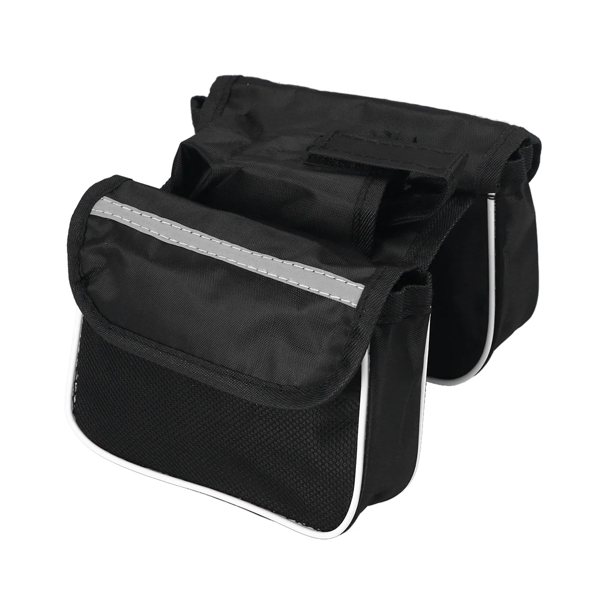 

Cycling Bike Tube Handlebar Bag Reflective Road Bike Bag Case (Black) Bike Bag Bike Handlebar Bag