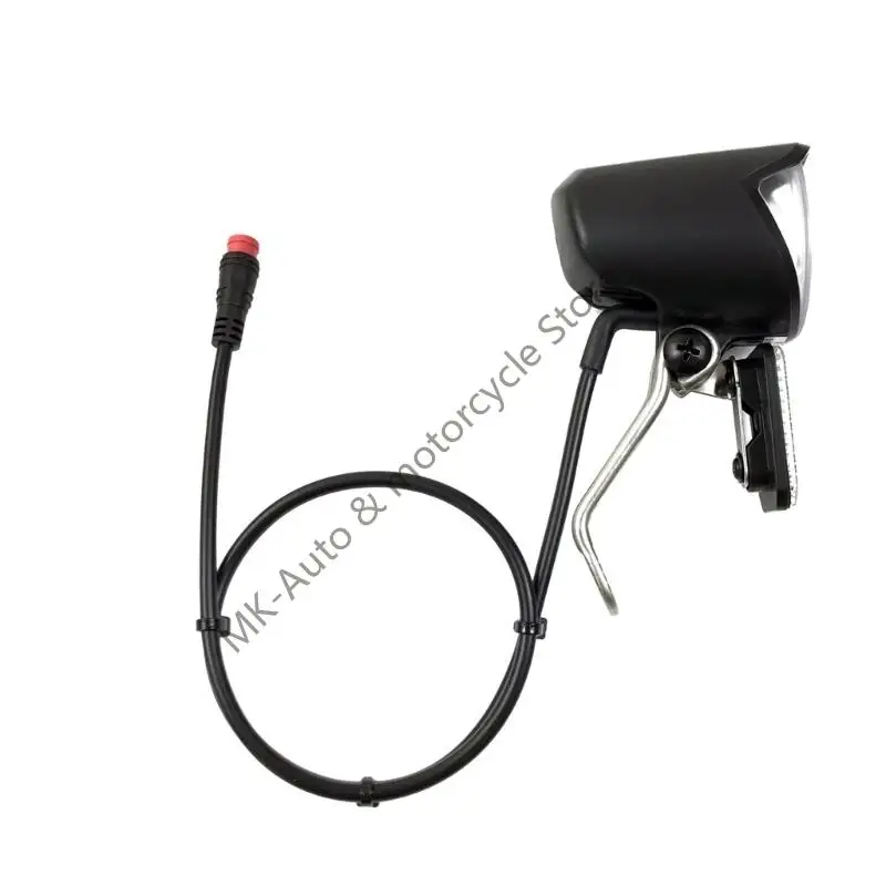 Bright Headlight LED Front Light For E-Bike Fit 6V-60V Systems And Featuring All Weather Waterproof Construction