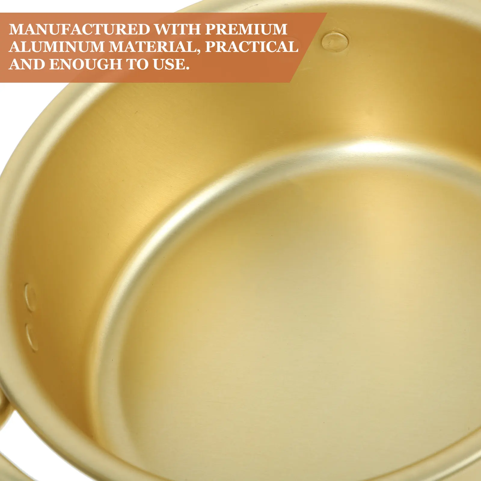 

1Set Ramen Pot Non Stick Double Handle Multifunctional Cooking Pot Aluminum Household Cooker Household Cookware