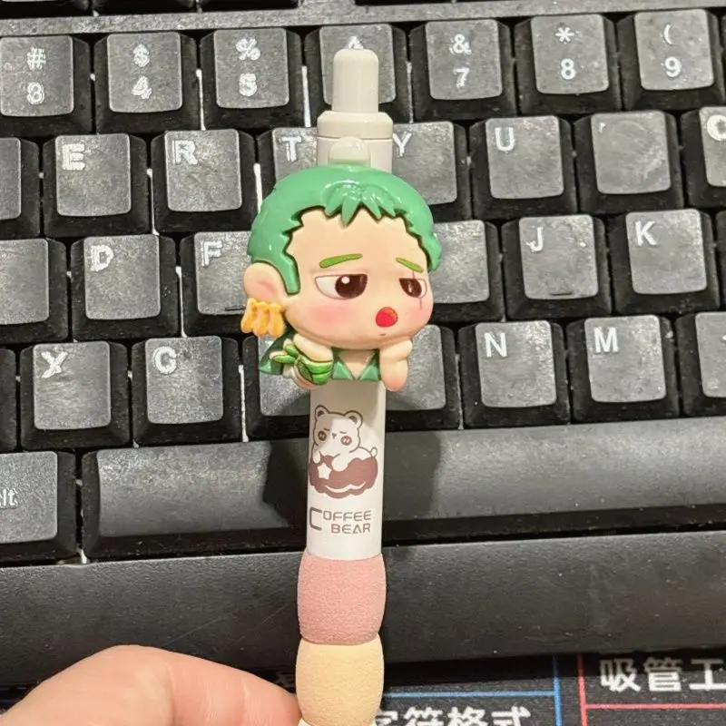 One Piece Rufy Cartoon Cute Student Penna unisex Personalità creativa Penna per stampa di cancelleria maschile e femminile Regalo all'ingrosso