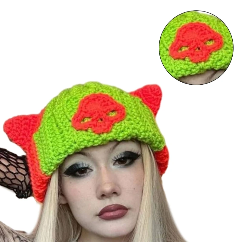 Soft and Warm Devil Ear Beanie Must Have Winter Caps for Outdoor Enthusiasts