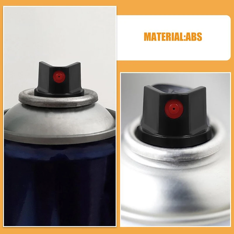 10 шт. колпачки для распылительной краски с точечным жиром-белые пластиковые сменные насадки для аэрозольной бутылки с граффити Street Art