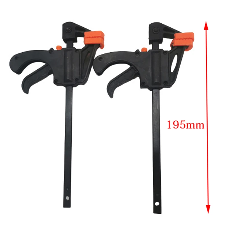 Strumento fai da te spandiconcime per la lavorazione del legno a mano regolabile Kit di Clip da 4 pollici sgancio rapido a cricchetto morsetto F morsetto per barra di lavoro a compressione di velocità