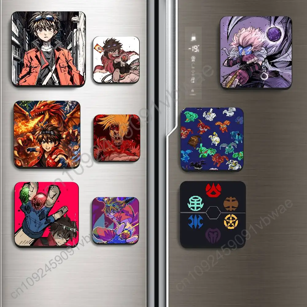 game Bakugan Battle Brawlers BestSelling Refrigerator Magnetic Sticker Fridge Magnets Adhesive to Metal Surfaces Leaves