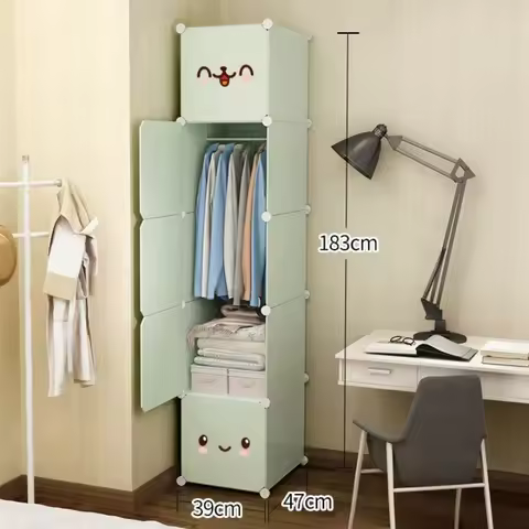 Baby Children Modular Cabinet Recameras Kids Storage Wardrobe Kids Toys Organizer Storage Guarda Roupa Infantil Girl Furniture