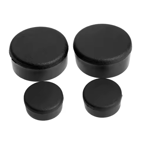 4Pcs/set Motorbike Motorcycle Rubber Frame Fairings Plugs Cover Protector fit for Honda CBR 1000 RR 2004-2007 2005 2006 Black