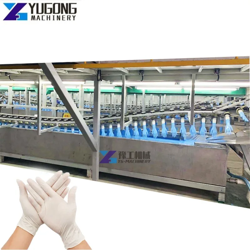 Automatic Most Popular Hdpe Glove Fold Clear Plastic Pe Gloves Machine Double Layer PE Polyethylene Glove Making Machine