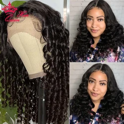 250% Density Funmi Bouncy Curl Wig Virgin Human Raw Hair Closure Wigs 4x4 13x413x6 Lace Front Wig Pre Plucked Curly Wave Wig