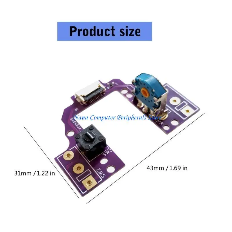 F68C Parte riparazione Microfunga MicroSwitch Mouse Microfunzione schede madri per GProx Superlight2