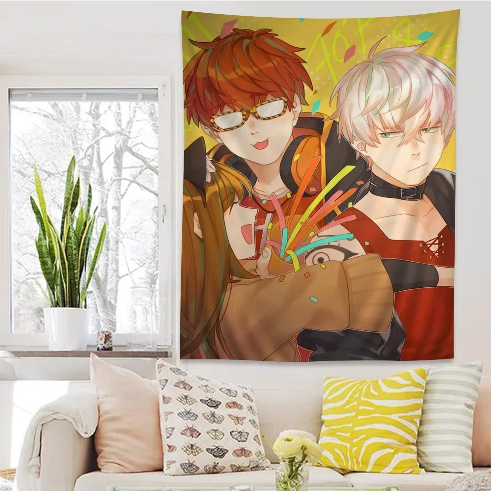 

Mystic Messenger Wall Tapestry Bohemian Wall Tapestries Mandala Wall Hanging Home Decor room decor aesthetic 180X320CM