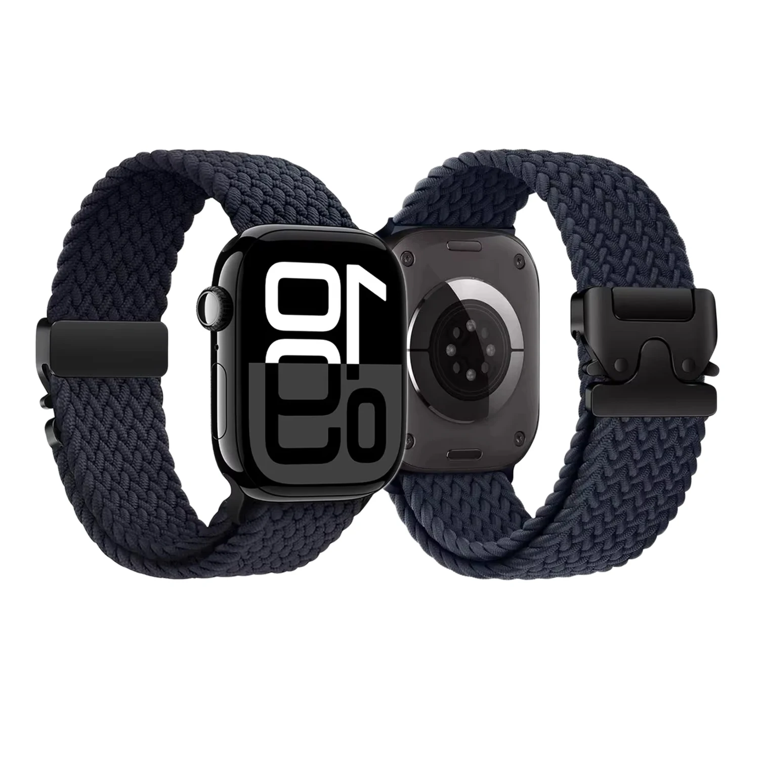 

Parachute Straps for Apple watch 10 Band 46mm 42mm 45mm Ultra 49mm 44mm 41mm Braided bracelet correa iWatch Series 9 8 SE 5 6 7