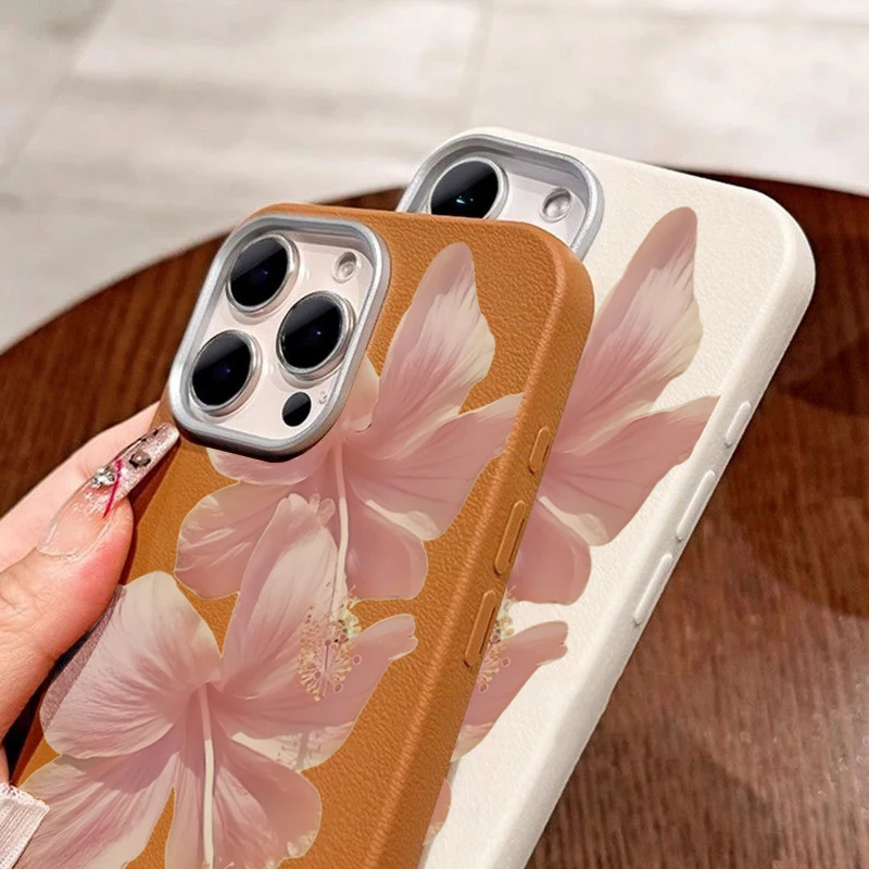 Рисунок 3 - Pink Hibiscus Flower Lichee Pattern