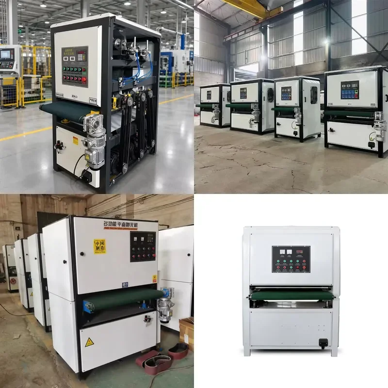 Stainless Steel Metal Plate Sheet Polishing Grinding Derusting Machine with Motor 2.2kW Power Multifunctional