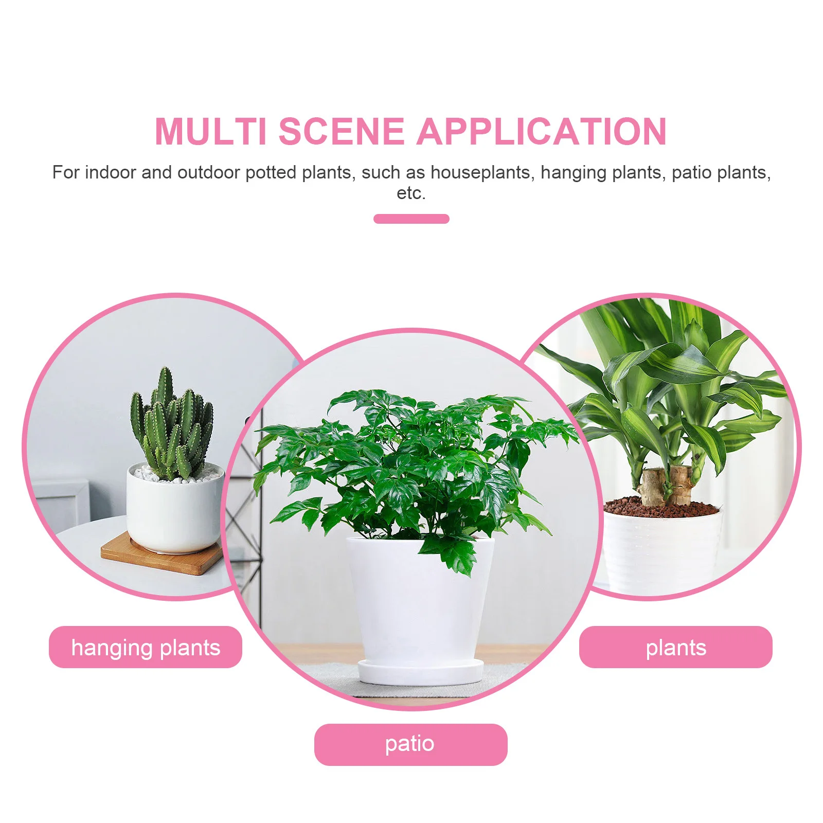 

Glass Automatic Watering Device Long Lasting Easy to Insert for Houseplants Hanging Patio Plants Self-Watering