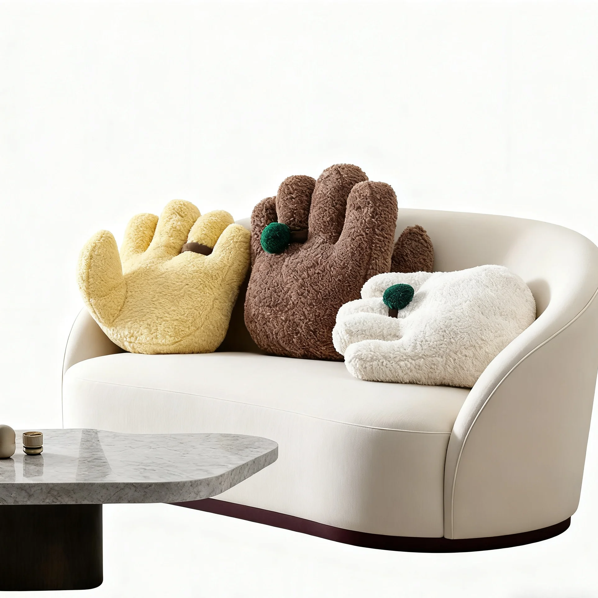 

Мягкая подушка для рук, милый забавный подарок для гостиной, кровати, дивана, офиса, домашнего декора, нескользящее дно, можно стирать в машине