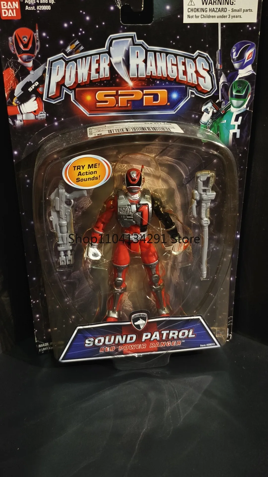 

Официальная фигурка Bandai Criminal Red Enhanced Articulated SWAT Criminal Red SPD Red Warrior Akaza Banban
