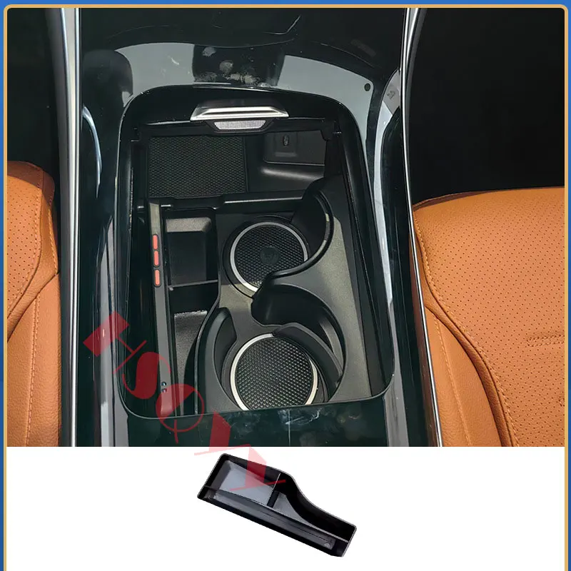 

For Mercedes Benz GLC Class X254 Car Accessories Central Control Storage Box Next To Water Cup Tray Holder Interior Accessories