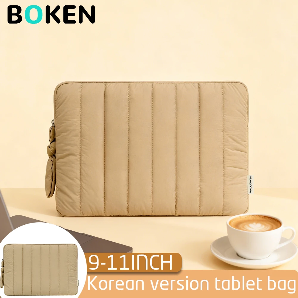 حقيبة تابلت عصرية على الطراز الكوري مقاس 9-11 بوصة لجهاز iPad Mini/Samsung/Xiaomi، حقيبة كمبيوتر لوحي محمولة ذات سعة كبيرة للتنقل اليومي والاستخدام غير الرسمي #1