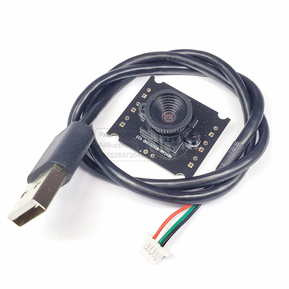 OV9726 USB Camera Module Board 1 Million Pixels Driver-free CMOS Sensor 650nm PC Camera with USB Cable Adjustable Focal Lens