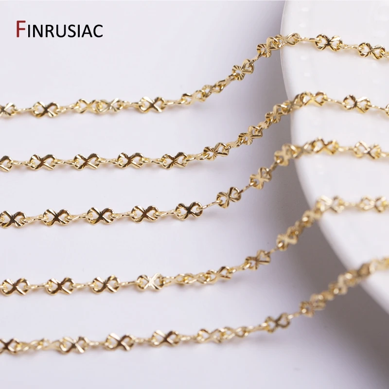 Multi Arten 14K vergoldetes Messing Metall Runde Gliederketten, DIY Schmuck Spulenketten Halskette Armband Herstellung Zubehör – Detail 32