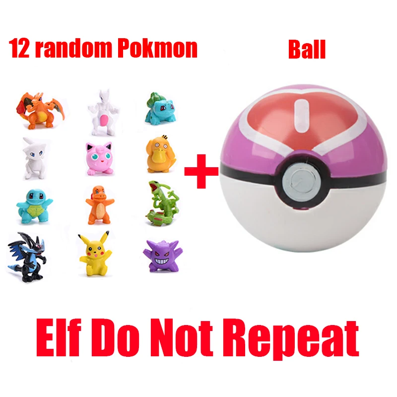 Pokemon Figure Set Toys 12/24pcs Different Styles Tomy Model Collection 2-3cm Pikachu Anime Poke Ball Go Elf Toys Dolls Gift image 3