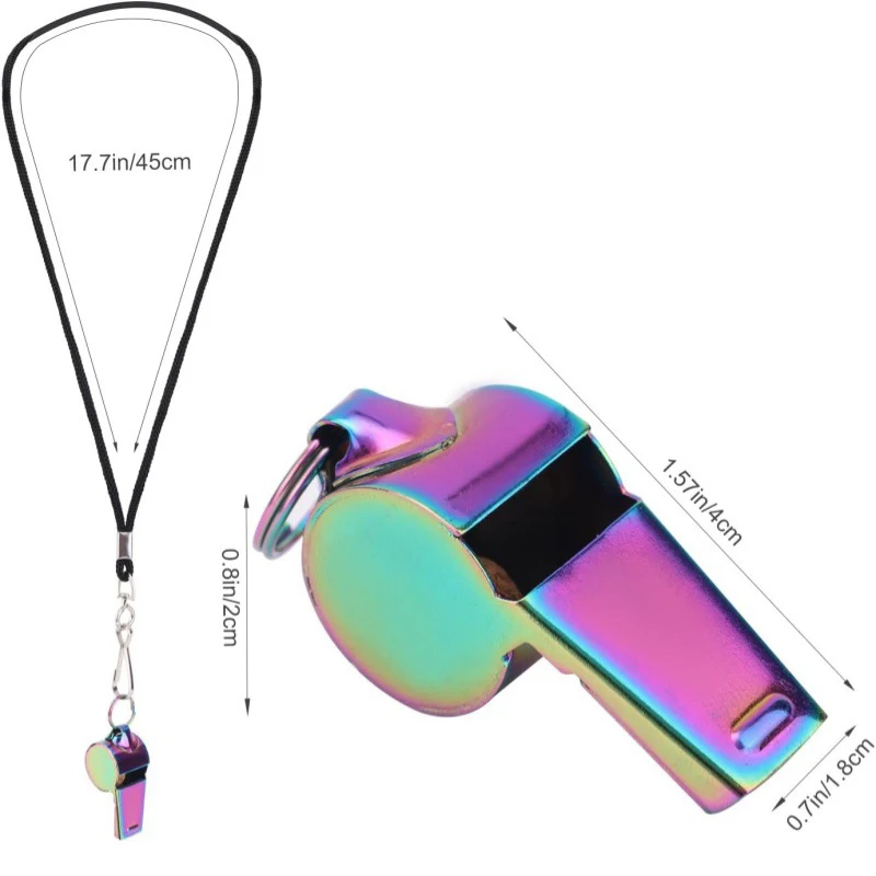 新しい高品質サバイバルホイッスルステンレス鋼ブラックローズゴールデンホイッスルぶら下げネックスポーツホイッスルライフガードホイッスル