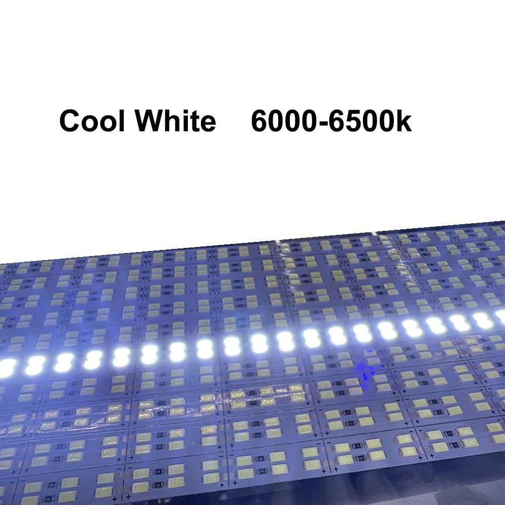 100pcs 12Vdc Led Lights Bar Hard Strip Light 144leds/M 5730 With Aluminum Groove For Jewelry Countercabinet