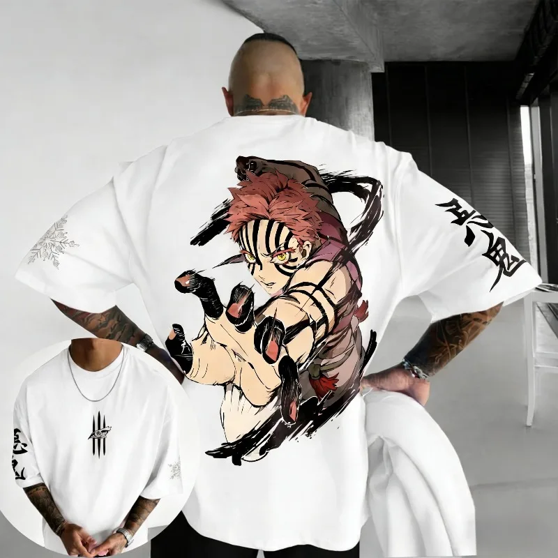 Demon Slayer Blade Nest Seat Extra Large Herren-Frühjahr/Sommer-Neuprodukt, lässiges T-Shirt, geeignet für Männer und Frauen