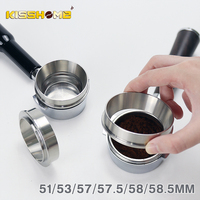 Coffee Dosing Ring Stainless Steel Funnel 51mm 53mm 57mm 57.5mm 58mm 58.5mm For Portafilter Barista Tools Espresso Accessories