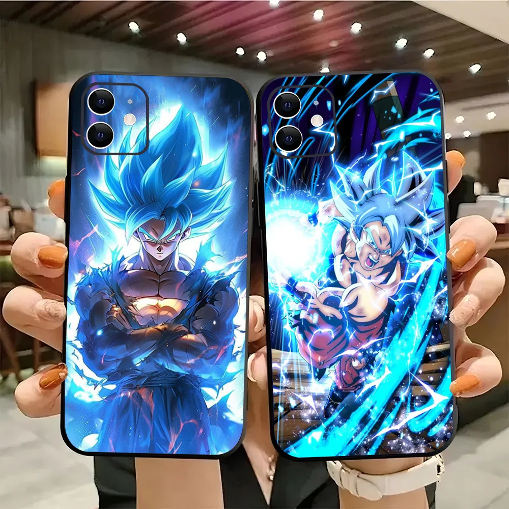 D-Dragon G-Goku Ball Phone Case Silicone Soft For IPhone 16 15 14 13 12 11 Plus Pro Max Plus