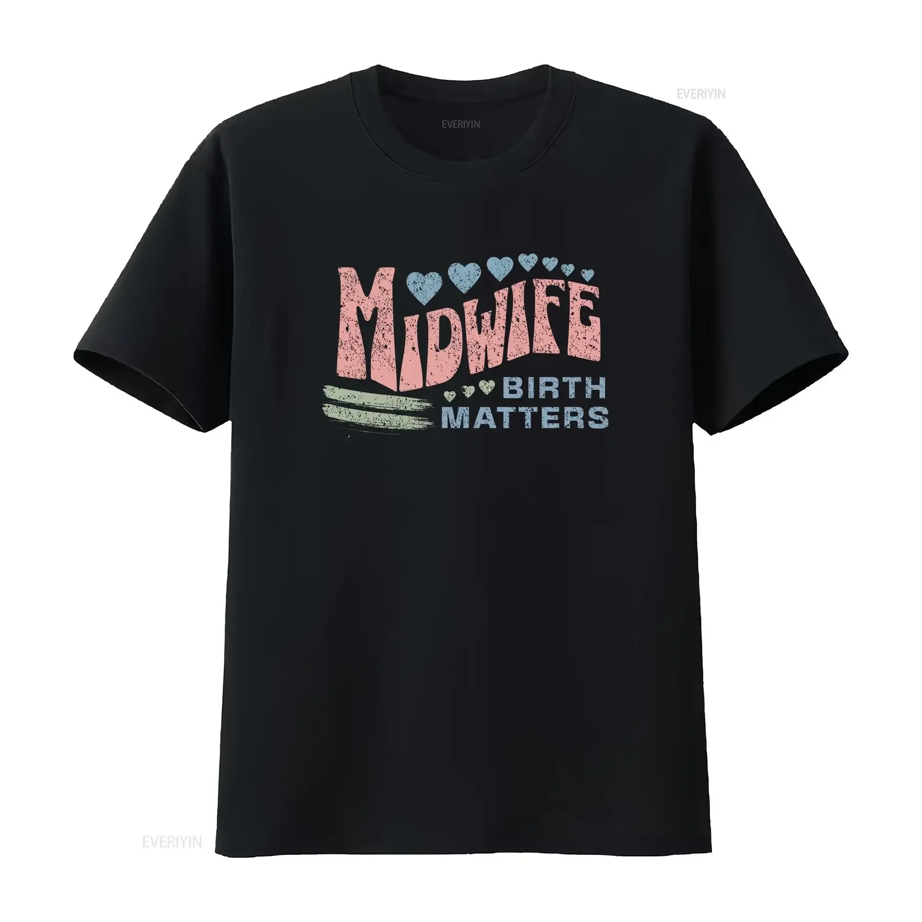 Midwife T Shirt Labor and Delivery Doula Birth worker Baby Midwifery Matters vintage Washed Stylish Casual Versatile fashion