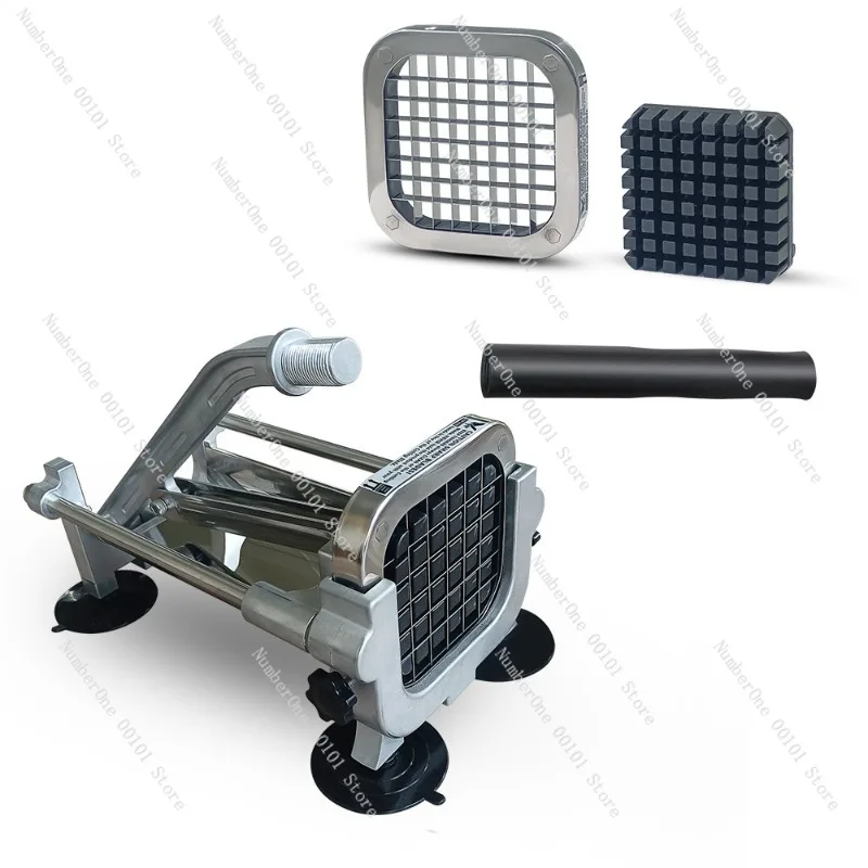 Manual Potato Strip Cutter: Multi-Function Tool for French Fries, Shredding – Works for Potatoes & Fruits