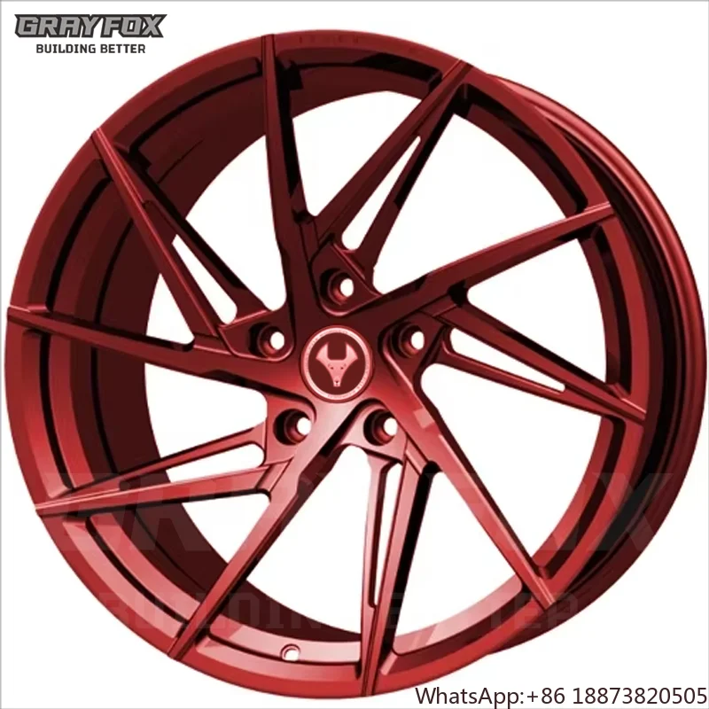 

Изготовленный на заказ красный обод 17 18 19 20 22 дюйма 5x112 5x120 5x130 для Mercedes Benz Amg Gt C S E Class Audi Q8 Abt из кованого сплава