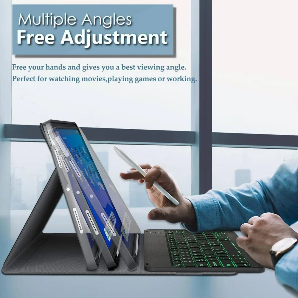 Capa para lenovo xiaoxin pad pro 2025 12.7 polegadas/para lenovo ldea tab pro 12.7 polegadas 2025 teclado removível capa de estação inteligente