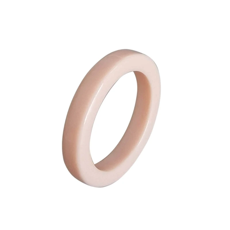 2Pcs Resin Rings Tiny Aesthetic Acrylic Ring Set, Cute Stackable