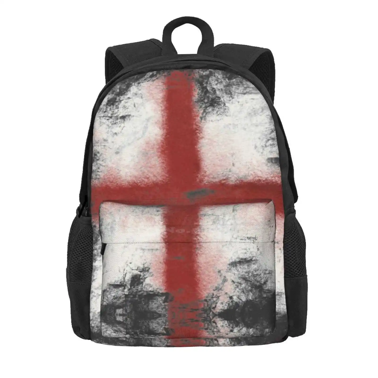 Flag Of Saint George Hot Sale Schoolbag Backpack Fashion Bags St Georges Cross St George Cross Flag Of Saint George National