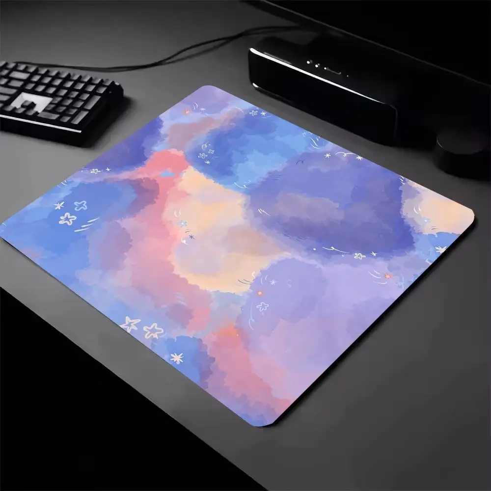 

Cute clouds Mouse Pad Multi-size Large Square Computer Office Game Table Mats Rubber Anti-slip Mousepads Small Decor Desk Pads