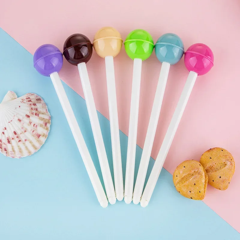 

Japanese Pretty Kawaii Lollipop Candy Gel Pen Cute Blue Stationery School Supply Kawai Stationary Office Accessory Lovely Thing