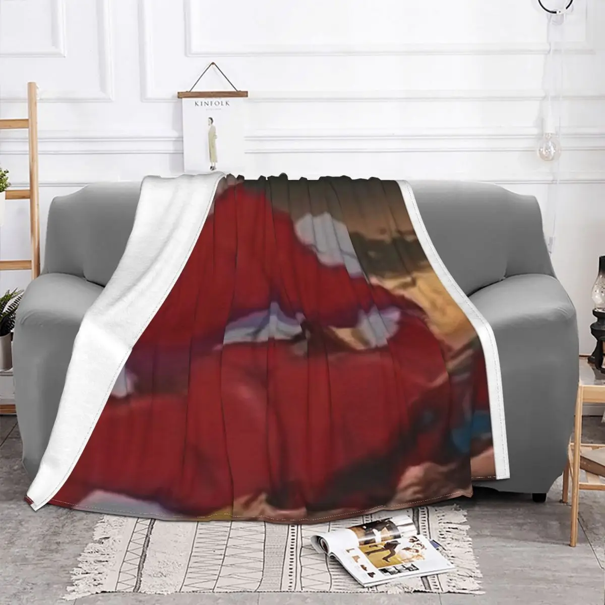 Thicc Omni Man Plush Bed Blanket Winter Blankets Blankets And Blankets Throw Blanket